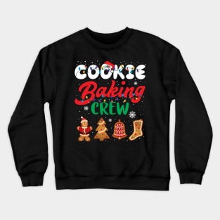 Christmas Lights Christmas Cookie Baking Crew Crewneck Sweatshirt